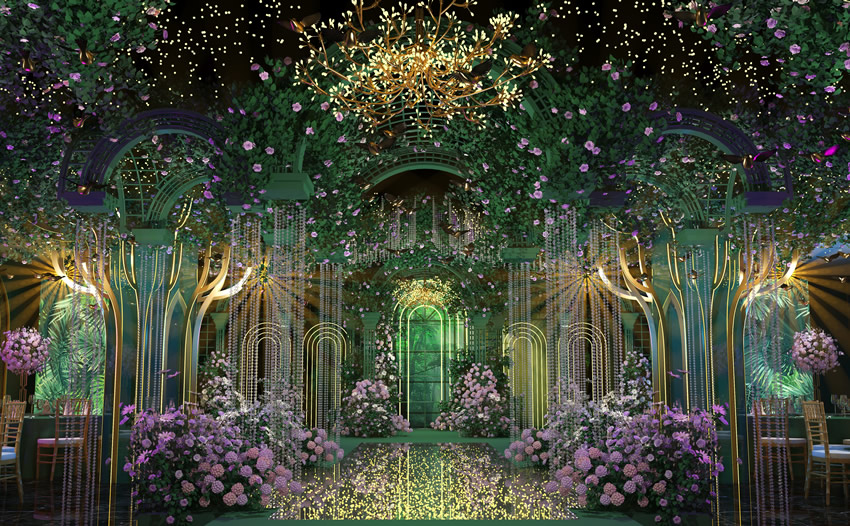 同心奇妙森林婚礼堂效果展示