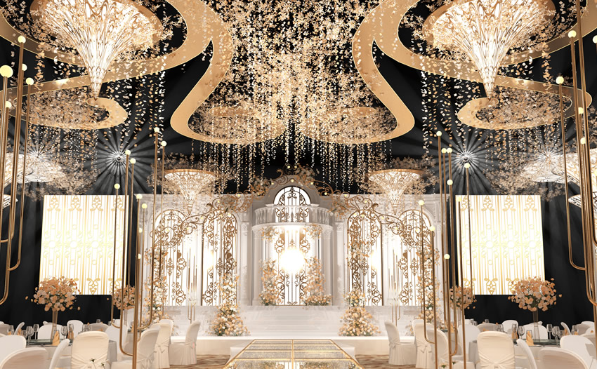 同心花木兰喜事汇金色大厅效果展示